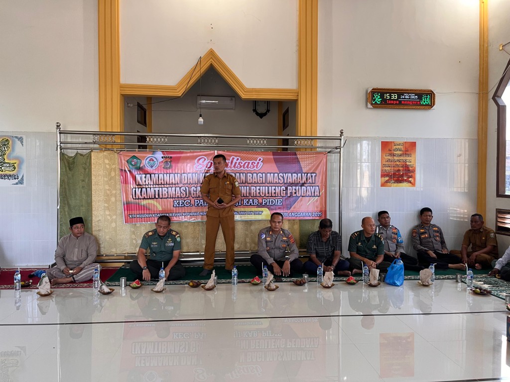 Kegiatan pelatihan gampong Buni Reulieng Peudaya